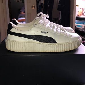 puma x fenty rihanna white platform creepers sz 11